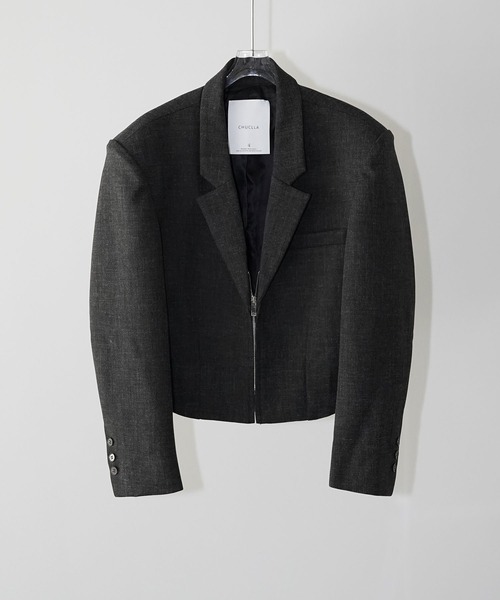 chuclla（チュクラ）の「ショートテーラードジャケット chw26s039（その他アウター・レディース・ブラック・FREE）」の12枚目の写真