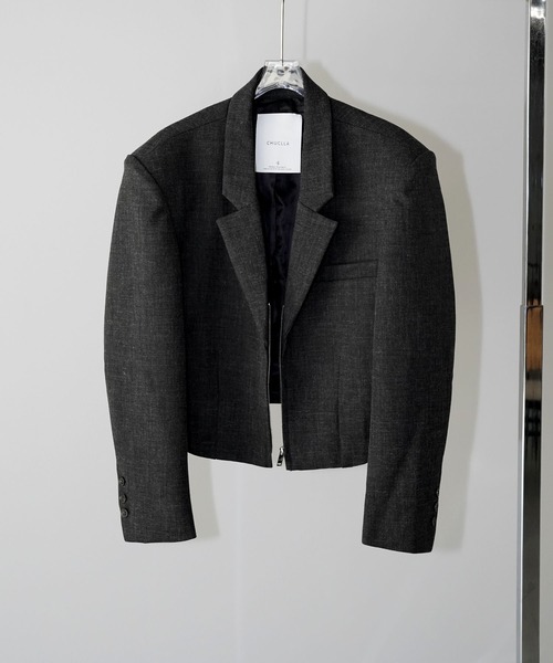 chuclla（チュクラ）の「ショートテーラードジャケット chw26s039（その他アウター・レディース・ブラック・FREE）」の13枚目の写真