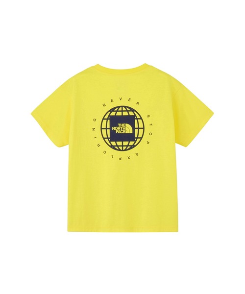 THE NORTH FACE(ザノースフェイス)の「THE NORTH FACE ノースフェイス 半袖 Tシャツ ニット NTJ32646(Tシャツ/カットソー・キッズ・レモンイエロー/ブラック/ホワイト・160cm/150cm/130cm/140cm)」の6枚目の写真