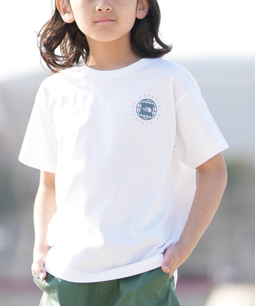 THE NORTH FACE(ザノースフェイス)の「THE NORTH FACE ノースフェイス 半袖 Tシャツ ニット NTJ32646(Tシャツ/カットソー・キッズ・レモンイエロー/ブラック/ホワイト・160cm/150cm/130cm/140cm)」の8枚目の写真