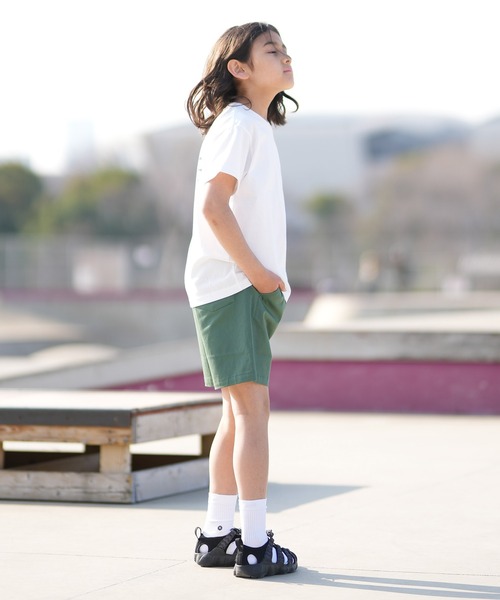 THE NORTH FACE(ザノースフェイス)の「THE NORTH FACE ノースフェイス 半袖 Tシャツ ニット NTJ32646(Tシャツ/カットソー・キッズ・レモンイエロー/ブラック/ホワイト・160cm/150cm/130cm/140cm)」の11枚目の写真