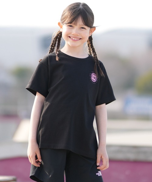 THE NORTH FACE(ザノースフェイス)の「THE NORTH FACE ノースフェイス 半袖 Tシャツ ニット NTJ32646(Tシャツ/カットソー・キッズ・レモンイエロー/ブラック/ホワイト・160cm/150cm/130cm/140cm)」の13枚目の写真