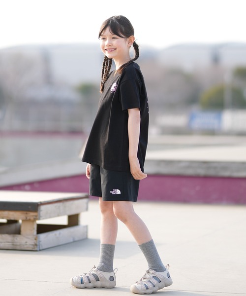 THE NORTH FACE(ザノースフェイス)の「THE NORTH FACE ノースフェイス 半袖 Tシャツ ニット NTJ32646(Tシャツ/カットソー・キッズ・レモンイエロー/ブラック/ホワイト・160cm/150cm/130cm/140cm)」の16枚目の写真