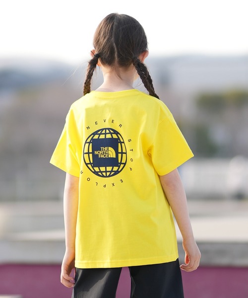 THE NORTH FACE(ザノースフェイス)の「THE NORTH FACE ノースフェイス 半袖 Tシャツ ニット NTJ32646(Tシャツ/カットソー・キッズ・レモンイエロー/ブラック/ホワイト・160cm/150cm/130cm/140cm)」の19枚目の写真