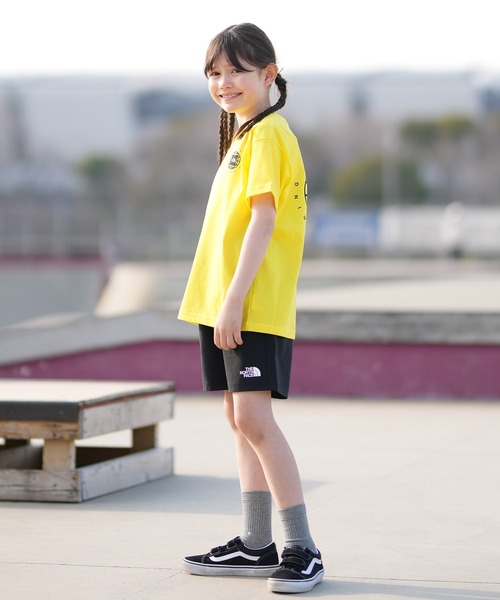 THE NORTH FACE(ザノースフェイス)の「THE NORTH FACE ノースフェイス 半袖 Tシャツ ニット NTJ32646(Tシャツ/カットソー・キッズ・レモンイエロー/ブラック/ホワイト・160cm/150cm/130cm/140cm)」の21枚目の写真