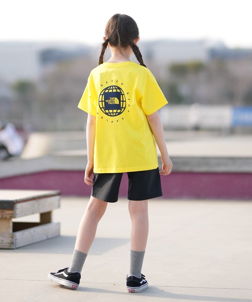 THE NORTH FACE(ザノースフェイス)の「THE NORTH FACE ノースフェイス 半袖 Tシャツ ニット NTJ32646(Tシャツ/カットソー・キッズ・レモンイエロー/ブラック/ホワイト・160cm/150cm/130cm/140cm)」の22枚目の写真