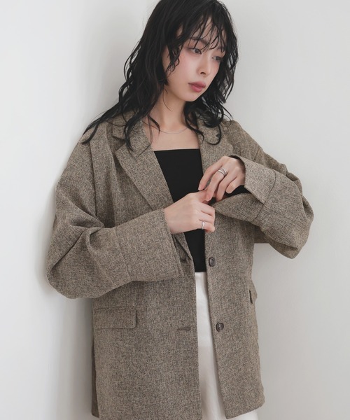 サマーツイードテーラードジャケット（テーラードジャケット）｜LIAN