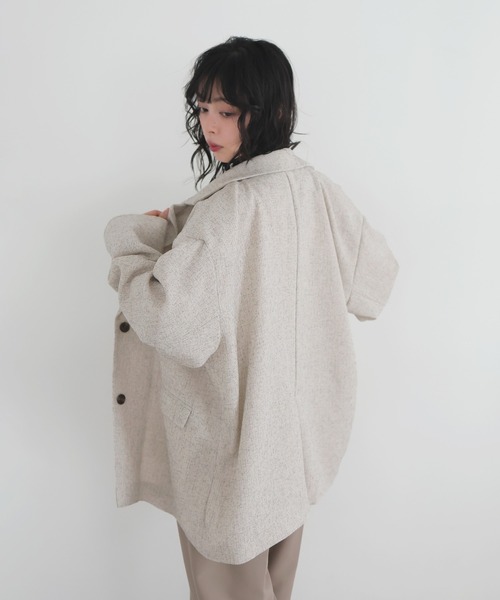 LIAN（リアン）の「サマーツイードテーラードジャケット（テーラードジャケット・レディース・ブラウン/アイボリー/ブラック/グレー・FREE）」の21枚目の写真