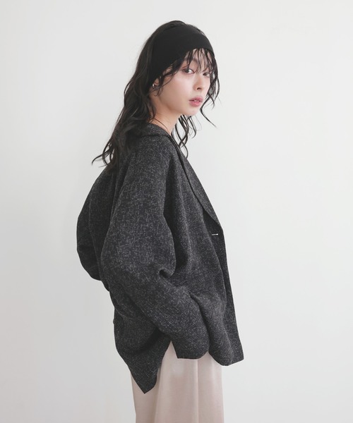 LIAN（リアン）の「サマーツイードテーラードジャケット（テーラードジャケット・レディース・ブラウン/アイボリー/ブラック/グレー・FREE）」の16枚目の写真