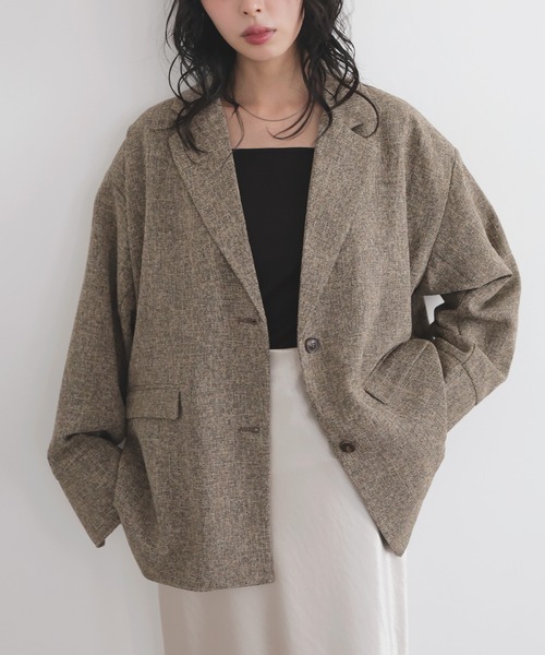 サマーツイードテーラードジャケット（テーラードジャケット）｜LIAN