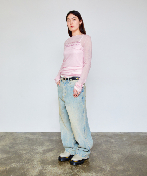 LMCの「WM LMC ATELIER SHEER LONG SLV TEE pink(Tシャツ/カットソー・レディース・その他・S/M)」の10枚目の写真