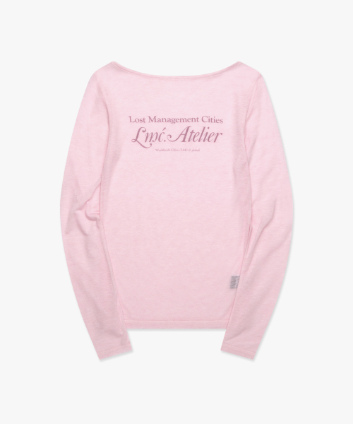 LMCの「WM LMC ATELIER SHEER LONG SLV TEE pink(Tシャツ/カットソー・レディース・その他・S/M)」の12枚目の写真