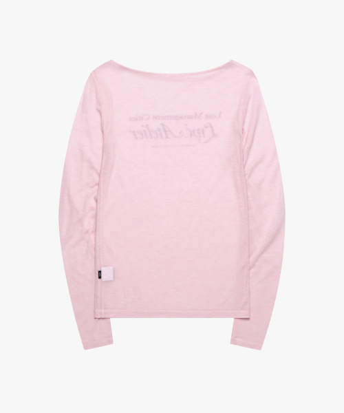 LMCの「WM LMC ATELIER SHEER LONG SLV TEE pink(Tシャツ/カットソー・レディース・その他・S/M)」の13枚目の写真
