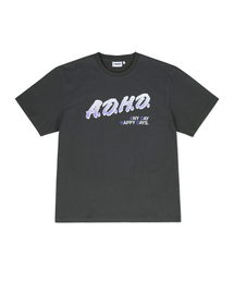A.D.H.D S/S Tee - Charcoal