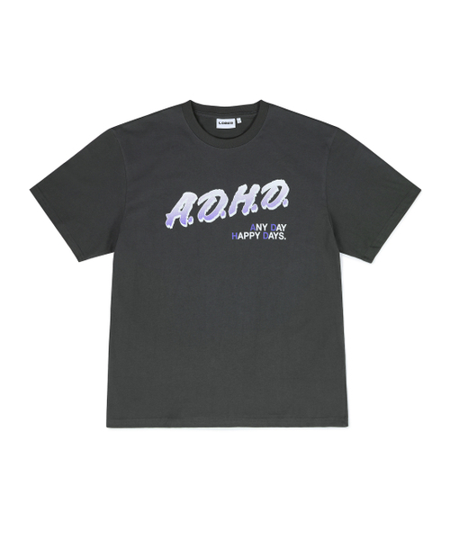 LORES(ロアス)の「A.D.H.D S/S Tee - Charcoal(Tシャツ/カットソー・レディース・その他・M/L/XL)」の1枚目の写真