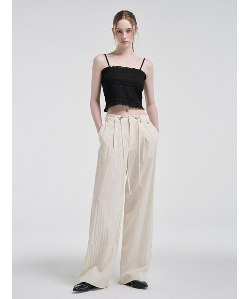 ETMON（エトモン）の「String Layered Sleeveless Blouse, Black（シャツ/ブラウス・レディース・その他・FREE）」の2枚目の写真