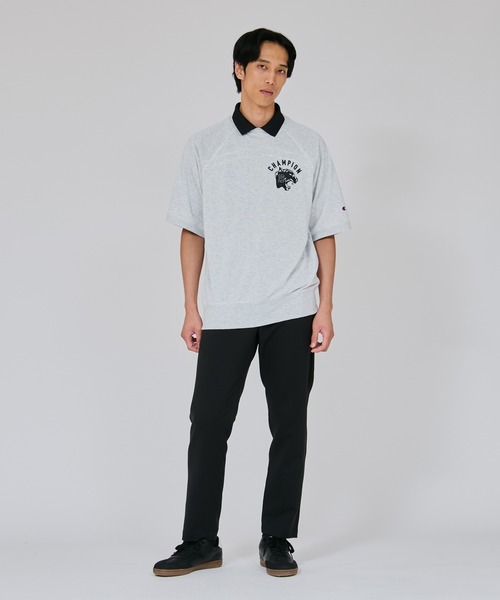 Champion Golf（チャンピオンゴルフ）の「【Champion/チャンピオン】メンズ GOLF テックウィーブ テリー ショートスリーブクルーネックスウェットシャツ（スウェット・メンズ・グレー/オフホワイト/ネイビー・X-LARGE/LARGE/MEDIUM）」の7枚目の写真