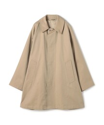 【別注】INVERTERE コットンシルクギャバジン ステンカラーコート