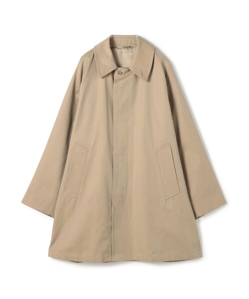 TOMORROWLAND （トゥモローランド）の「【別注】INVERTERE コットンシルクギャバジン ステンカラーコート（ステンカラーコート・メンズ・ネイビー/ベージュ/カーキ・40/38/36）」の2枚目の写真