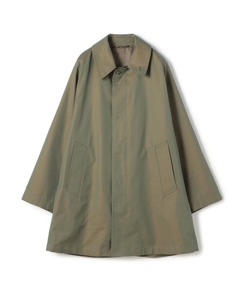 TOMORROWLAND （トゥモローランド）の「【別注】INVERTERE コットンシルクギャバジン ステンカラーコート（ステンカラーコート・メンズ・ネイビー/ベージュ/カーキ・40/38/36）」の3枚目の写真