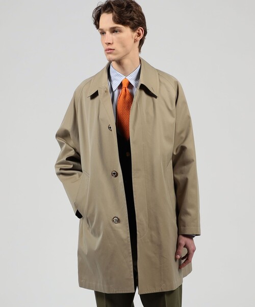 TOMORROWLAND （トゥモローランド）の「【別注】INVERTERE コットンシルクギャバジン ステンカラーコート（ステンカラーコート・メンズ・ネイビー/ベージュ/カーキ・40/38/36）」の6枚目の写真