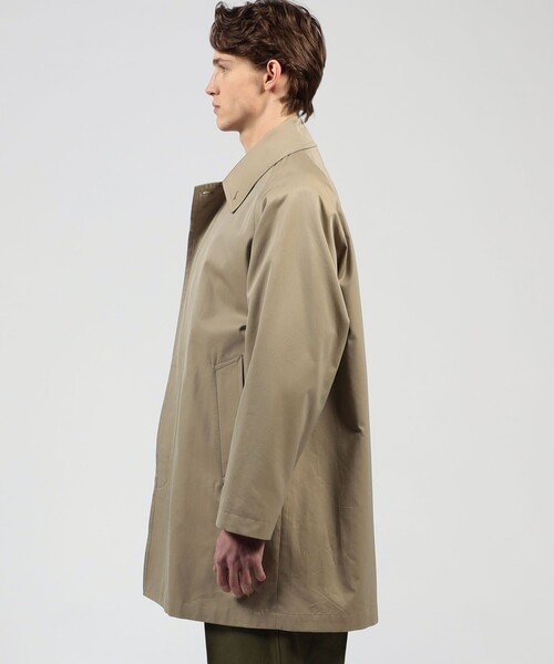 TOMORROWLAND （トゥモローランド）の「【別注】INVERTERE コットンシルクギャバジン ステンカラーコート（ステンカラーコート・メンズ・ネイビー/ベージュ/カーキ・40/38/36）」の10枚目の写真