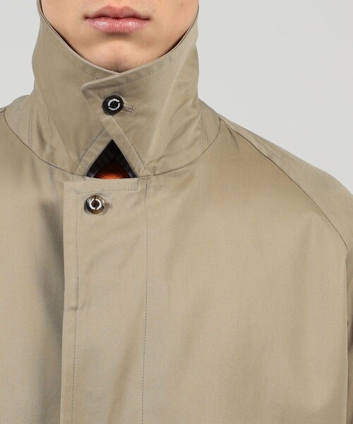 TOMORROWLAND （トゥモローランド）の「【別注】INVERTERE コットンシルクギャバジン ステンカラーコート（ステンカラーコート・メンズ・ネイビー/ベージュ/カーキ・40/38/36）」の13枚目の写真