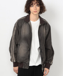 Purple&Yellow | フェード加工デニム トラックジャケット(その他アウター)