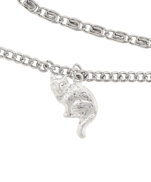 YECCA VECCA（イェッカヴェッカ）の「モチーフ4連ネックレス（ネックレス・レディース・シルバー/ゴールド・FREE）」の9枚目の写真