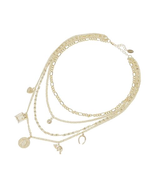 YECCA VECCA（イェッカヴェッカ）の「モチーフ4連ネックレス（ネックレス・レディース・シルバー/ゴールド・FREE）」の16枚目の写真