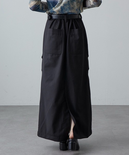 Lui's（ルイス）の「パラシュートスカート（スカート・レディース・ベージュ/ブラック/チャコールグレー・FREE）」の6枚目の写真