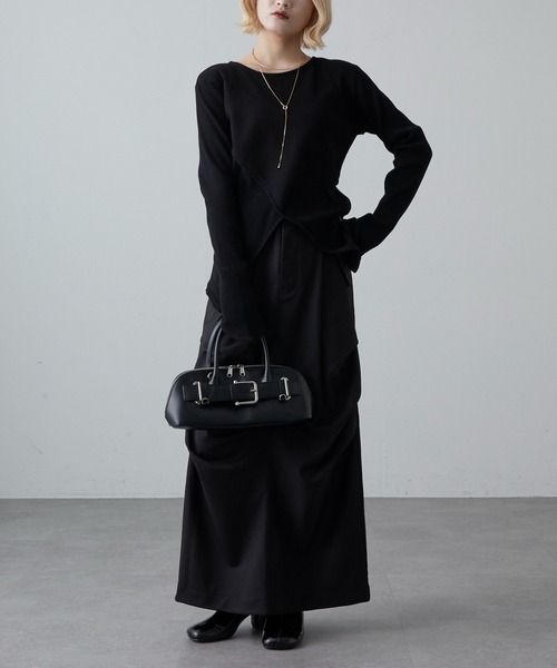 Lui's（ルイス）の「パラシュートスカート（スカート・レディース・ベージュ/ブラック/チャコールグレー・FREE）」の9枚目の写真