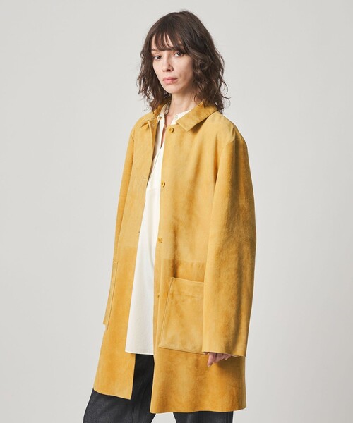 Steven Alan(スティーブンアラン)の「<Steven Alan>スエード ミドル コート(その他アウター・レディース・クリーム・M/S)」の4枚目の写真