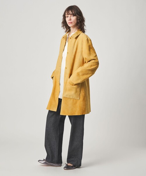 Steven Alan(スティーブンアラン)の「<Steven Alan>スエード ミドル コート(その他アウター・レディース・クリーム・M/S)」の5枚目の写真