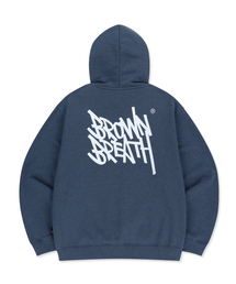 TAG HOODIE - MELANGE BLUE