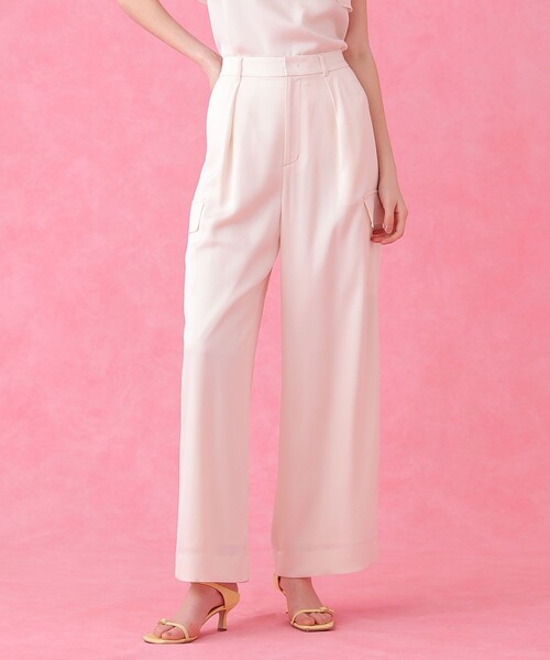 セットアップ対象商品】ストレッチダブルサテンカーゴパンツ（カーゴ