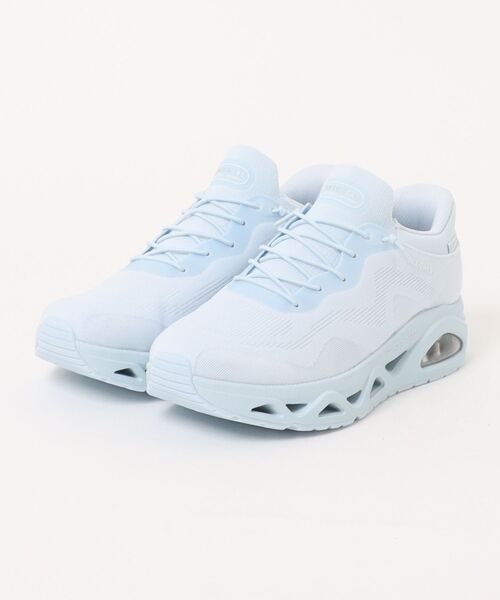 SKECHERS(スケッチャーズ)の「《SKECHERS》UNO GLIDE-STEP - AIR GLIDERS(スニーカー・レディース・ブラック/ライトブルー・23.0cm/23.5cm/24.0cm/24.5cm/25.0cm/22.5cm)」の1枚目の写真