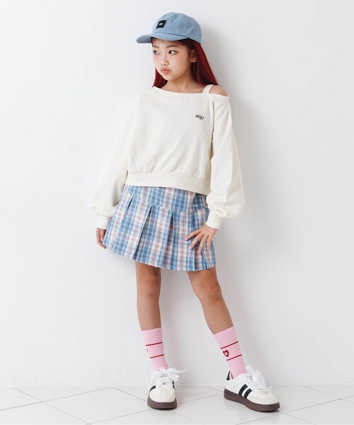 algy(アルジー)の「カラバリキャップ(キャップ・キッズ・ピンク/オフホワイト/サックスブルー/ブラック・SMALL/MEDIUM)」の5枚目の写真