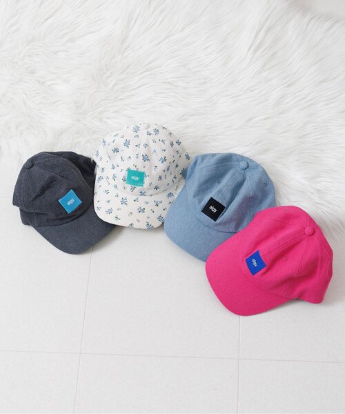 algy(アルジー)の「カラバリキャップ(キャップ・キッズ・ピンク/オフホワイト/サックスブルー/ブラック・SMALL/MEDIUM)」の8枚目の写真