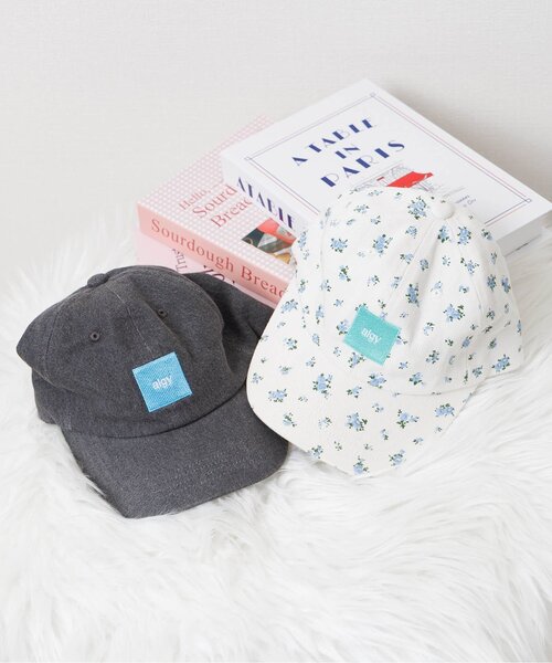 algy(アルジー)の「カラバリキャップ(キャップ・キッズ・ピンク/オフホワイト/サックスブルー/ブラック・SMALL/MEDIUM)」の9枚目の写真