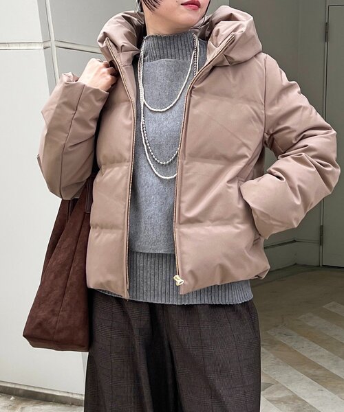 un dix cors（アンディコール）の「シームレスコンパクトダウン（ダウンジャケット/コート・レディース・ブラック/ネイビー・FREE）」の18枚目の写真