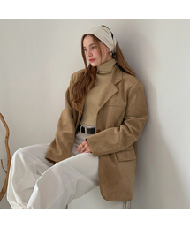 VASCARA（バスカラ）の「Suede Single Button Half Jacket (4colors)（その他アウター）」