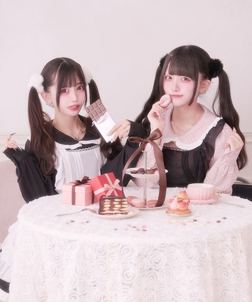 セール】ホイップフリルエプロン（ワンピース）｜Pal elfy（パル