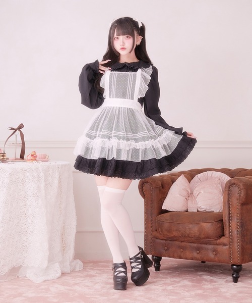 Pal elfy（パルエルフィー）の「ホイップフリルエプロン（ワンピース