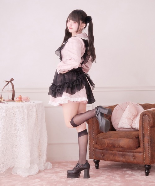 Pal elfy（パルエルフィー）の「ホイップフリルエプロン（ワンピース