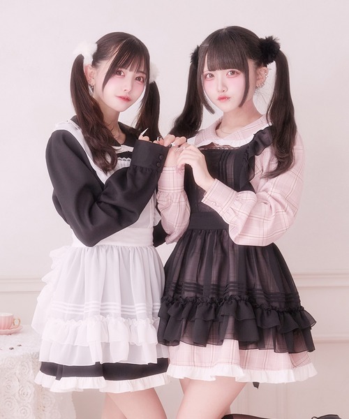 Pal elfy（パルエルフィー）の「ホイップフリルエプロン（ワンピース