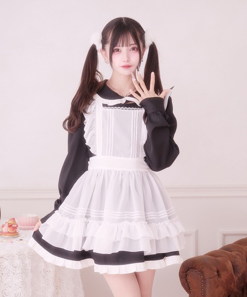 palelfy ホイップフリルエプロン セール】ホイップフリルエプロン（ワンピース）｜Pal elfy（パル