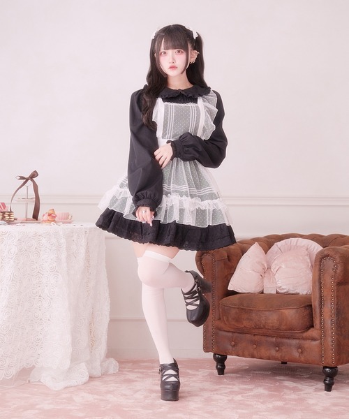 Pal elfy（パルエルフィー）の「ホイップフリルエプロン（ワンピース