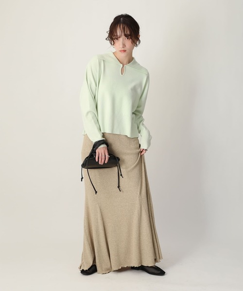 NOAHL(ノアル)の「【NOAHL】2wayホックデザインニットプルオーバー(ニット/セーター・レディース・アイボリー/ブラック/ミント・FREE)」の17枚目の写真