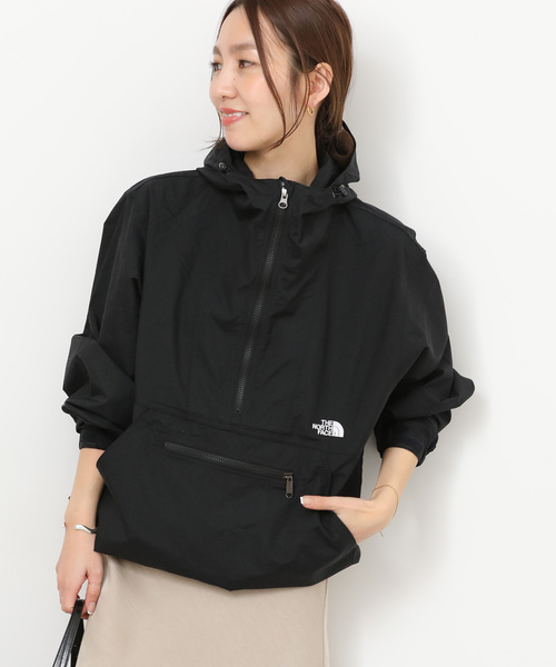 THE NORTH FACE(ザノースフェイス)の「《追加》撥水【THE NORTH FACE】 COMPACT ANORAK:ブルゾン NP22630(その他アウター・レディース・アイボリー/ブラック/ピンク・MEDIUM)」の11枚目の写真